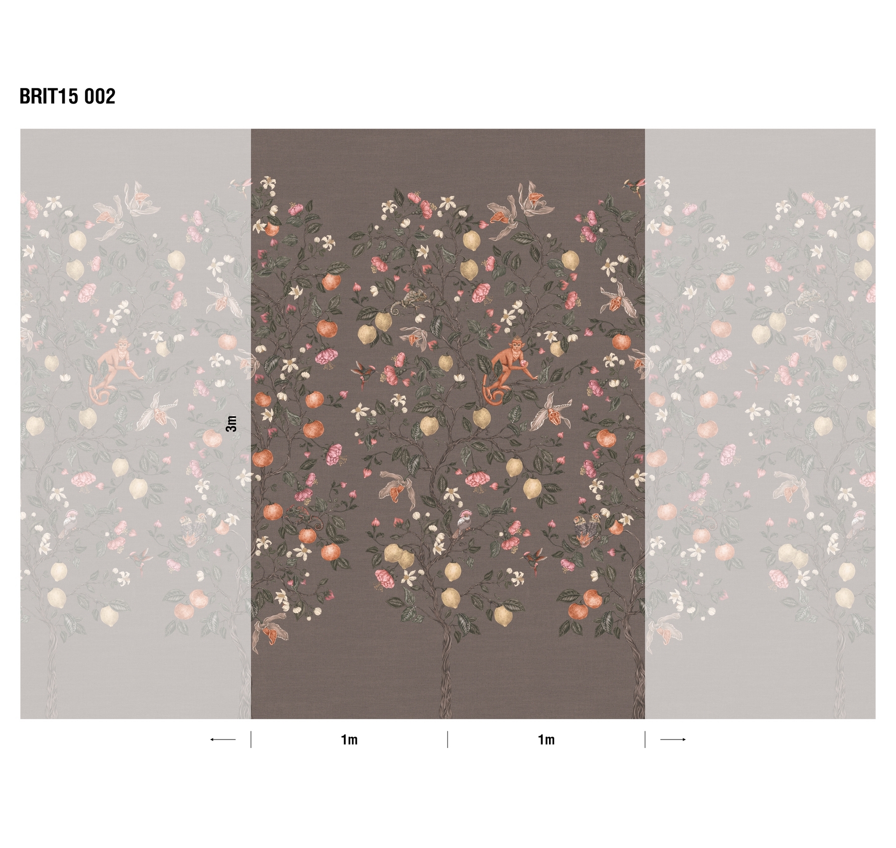 Панно Loymina British Style Garden Backyard Tea Party Brit 15 002 3×2